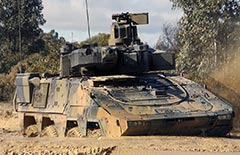 Rheinmetall Australian Army Boxer Block 1 Combat Reconnaissance Vehicle CRV Introduction into Service 2nd/14th Light Horse Regiment Gallipoli Barracks